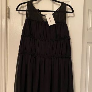 Black medium ruffle dress